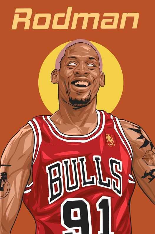 Bulls Dennis Rodman Wallpaper 1