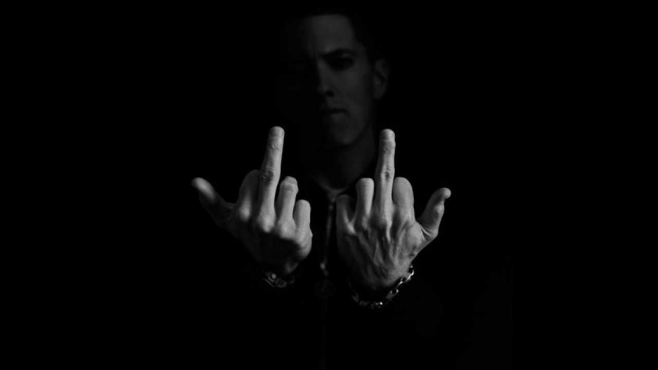 Middle Finger Eminem Wallpaper 1