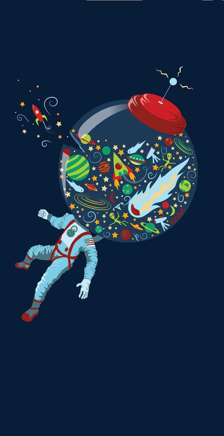 Mobile Gumball Astronaut Wallpaper 1