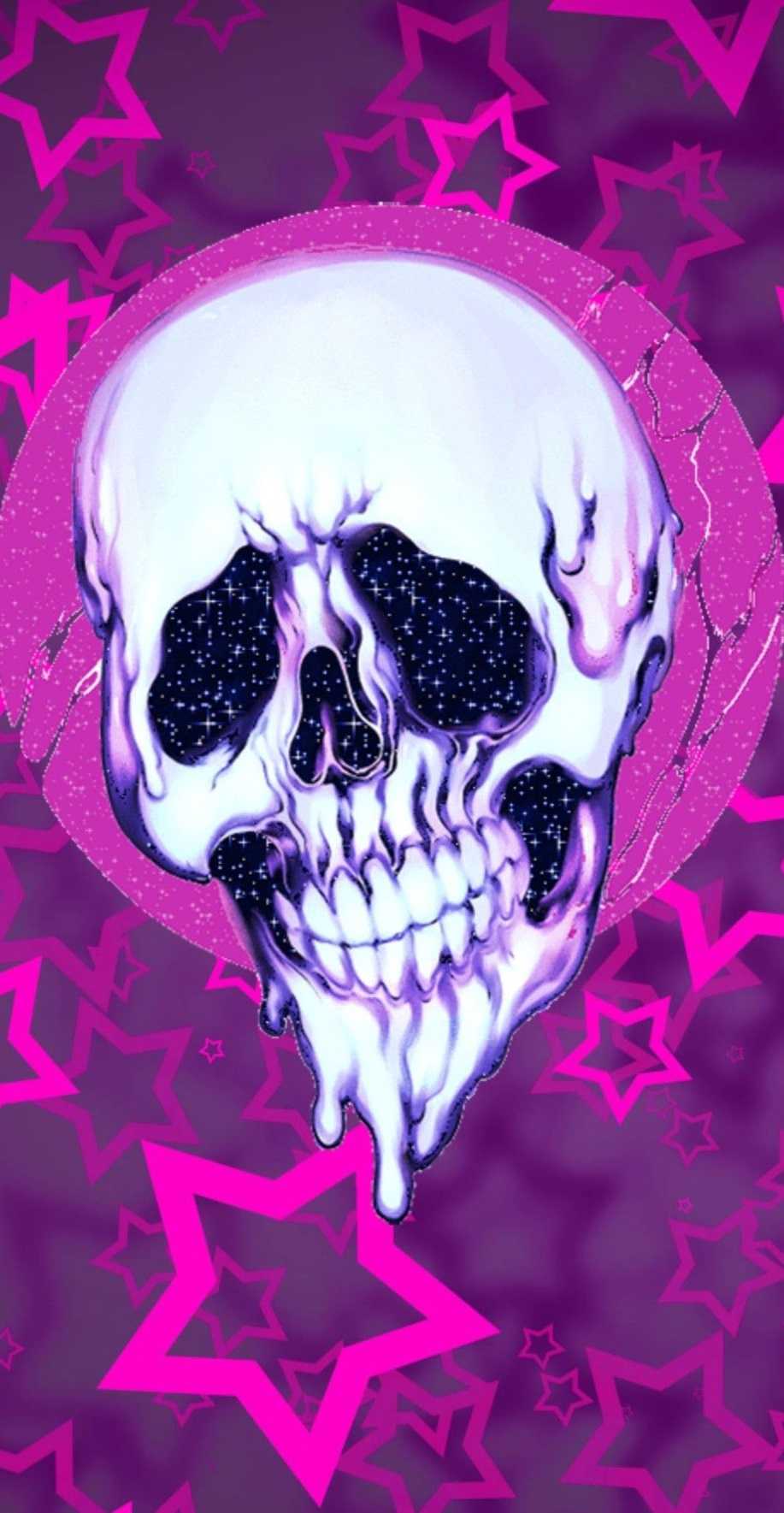 Skull Drippy Wallpaper 1