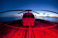 Red Light Helicopter Wallpaper 1