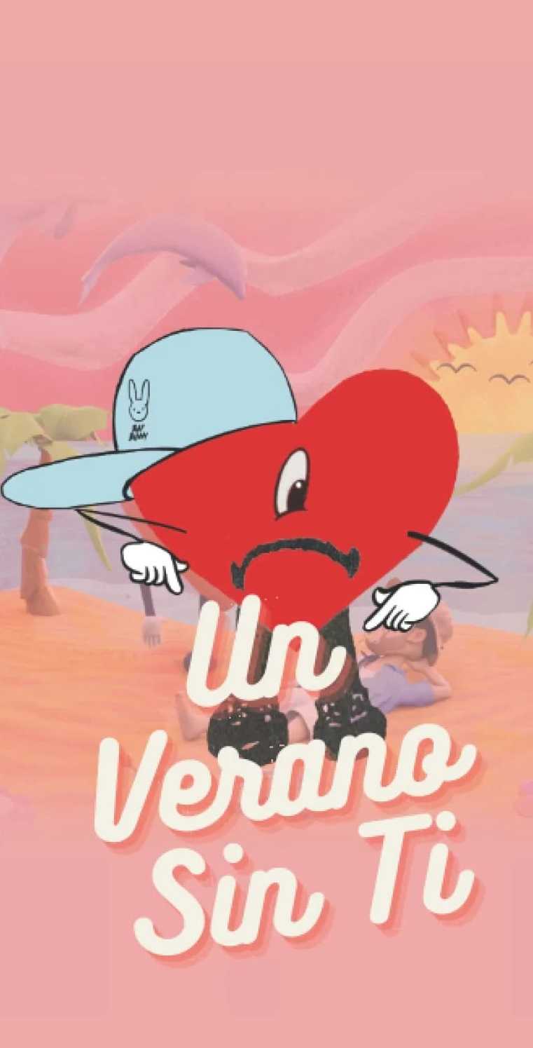 Mobile Bad Bunny Heart Wallpaper - Wallpaper Sun