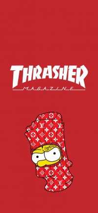 Thrasher Bart Simpson Wallpaper 4