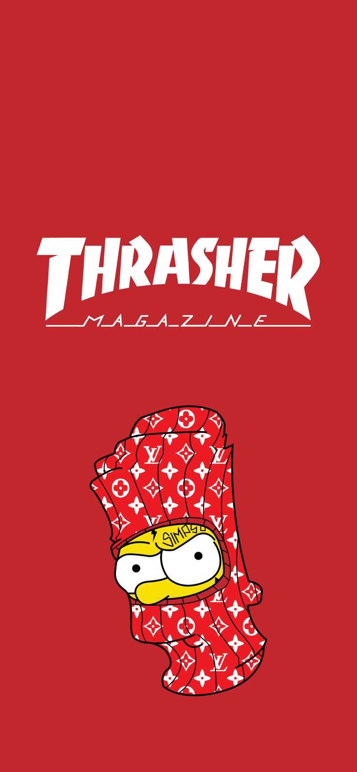 Thrasher Bart Simpson Wallpaper 1