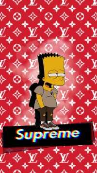 Supreme Bart Simpson Wallpaper 3