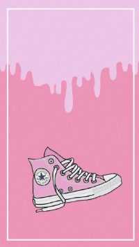 Pink Converse Wallpaper 7