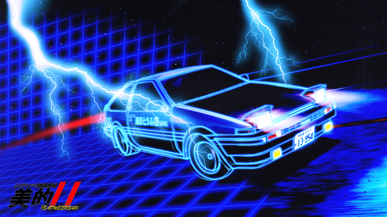 Blue Lightning Initial D Wallpaper 1 Blue Lightning Initial D Wallpaper 1