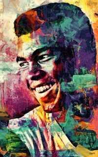 Muhammad Ali Wallpaper Pastel 11