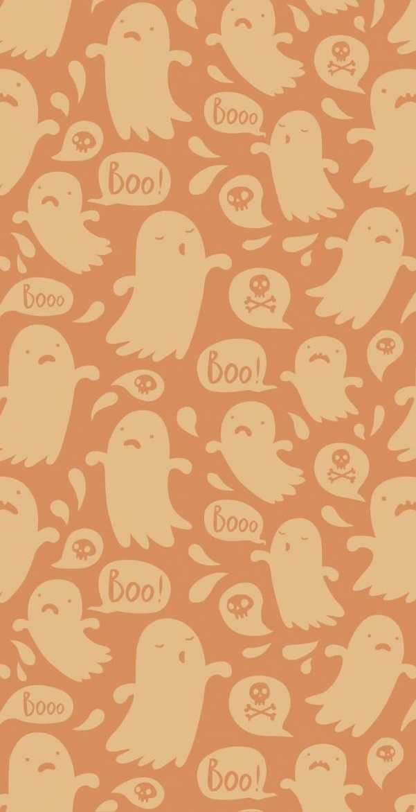 Mobile Cute Ghost Wallpaper 1