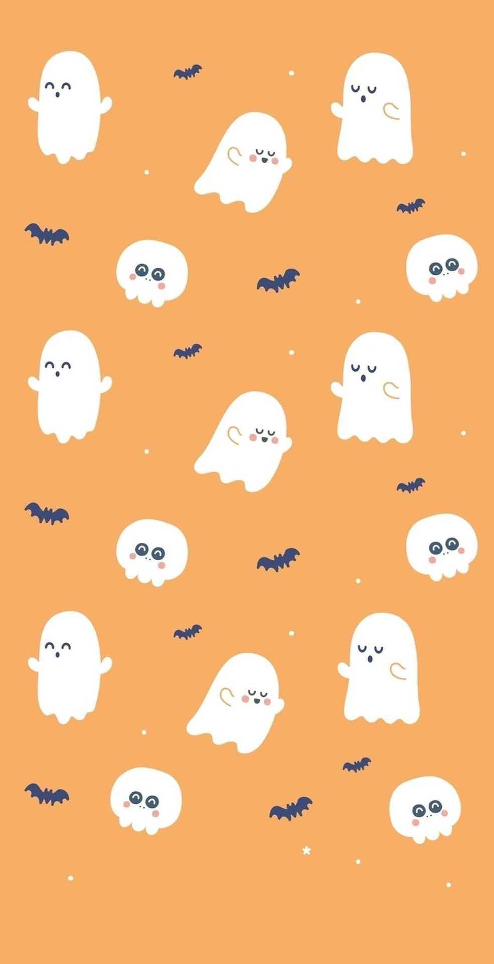 Android Cute Ghost Wallpaper 1