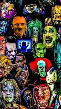 Collage Horror Movie Wallpaper 3