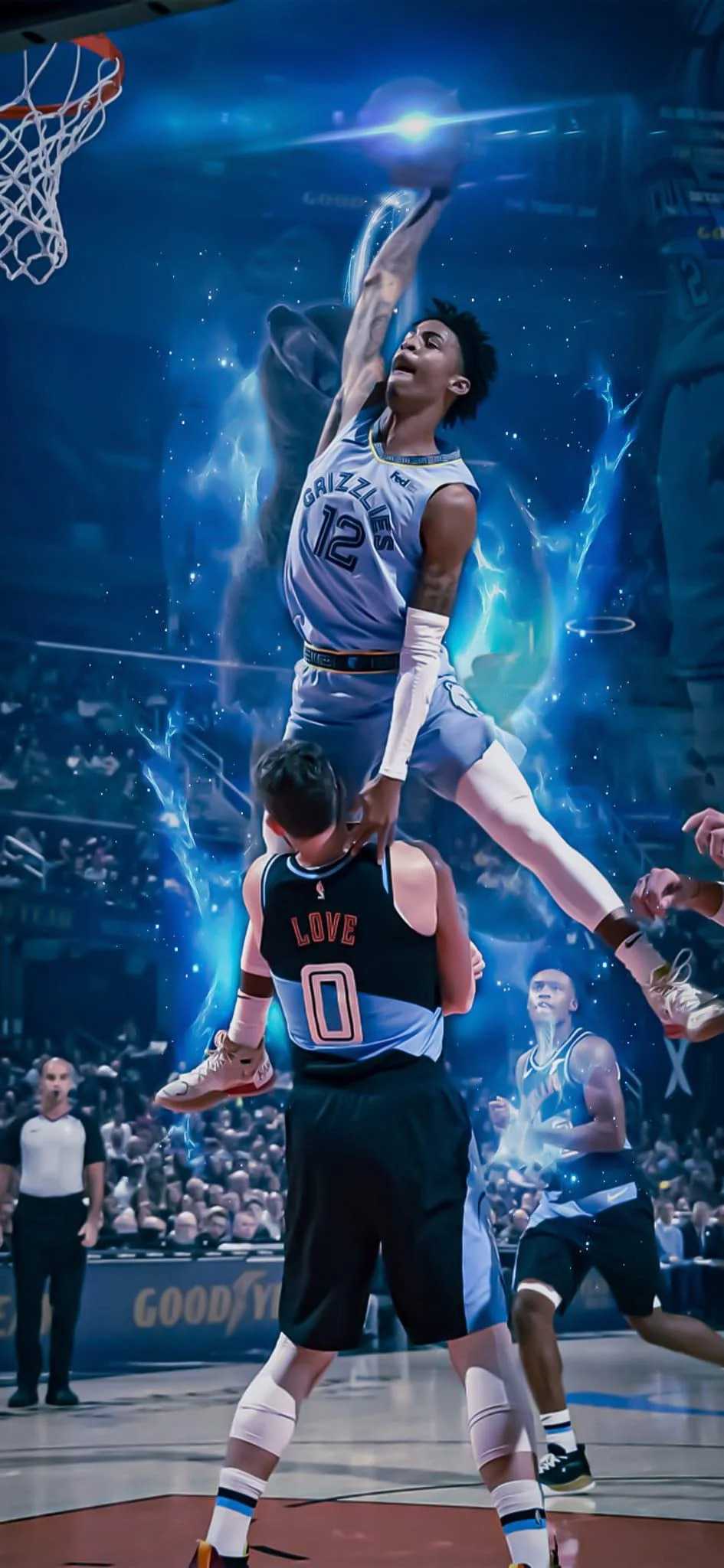 Mobile Ja Morant Dunk Wallpaper 1 Mobile Ja Morant Dunk Wallpaper 1