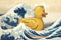 Japanese Duck Wallpaper 2