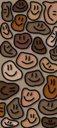 Brown Aesthetic Wallpaper Smile 44