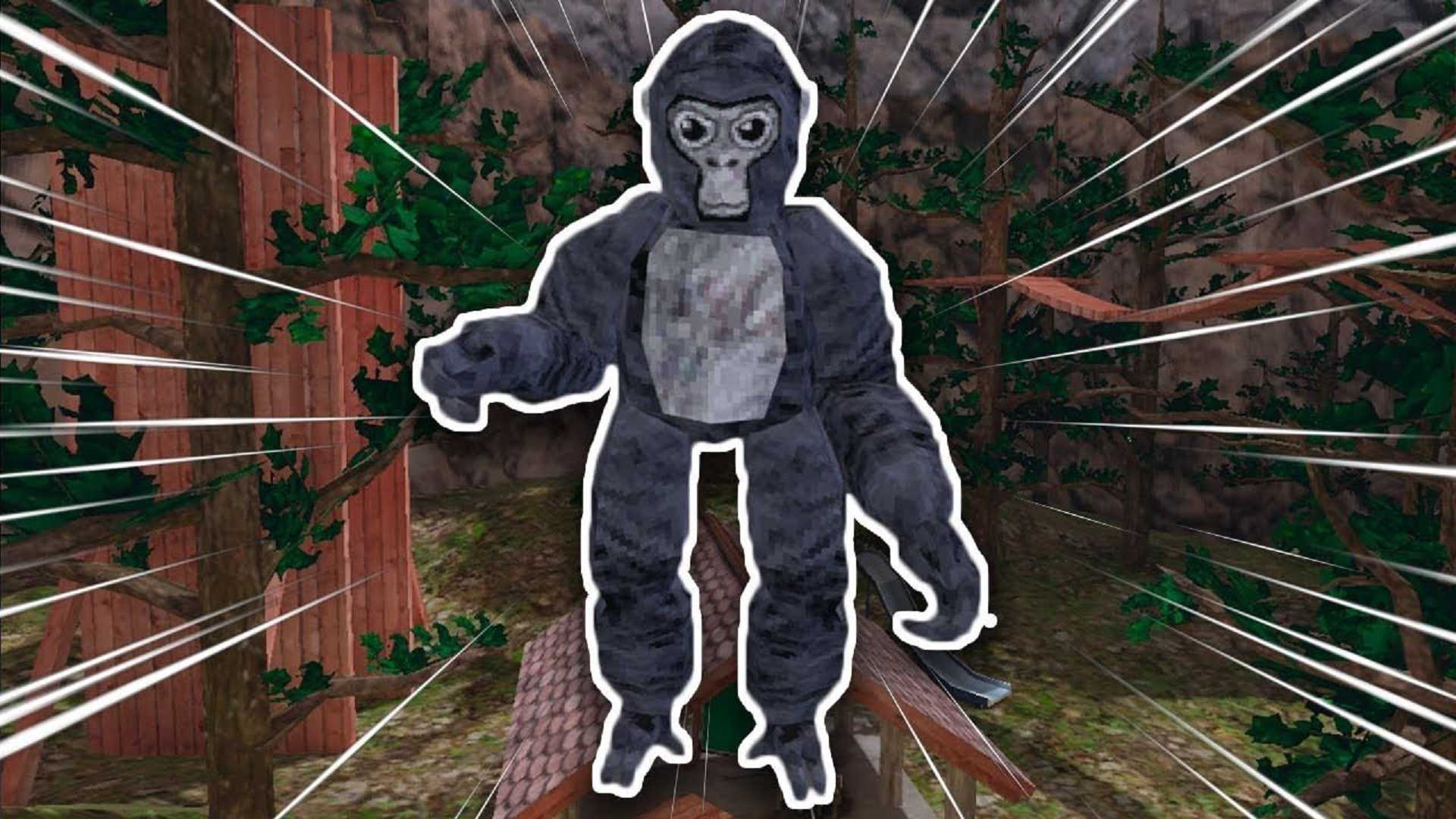 Кто под маской розовой гориллы. Gorilla tag VR. Gorilla tag игра. Gorilla тег. Игра Gorilla tag Walkthrough.