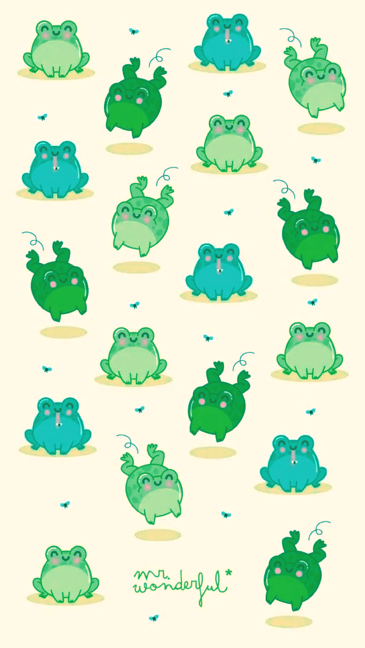 Cute Frog Wallpaper 1