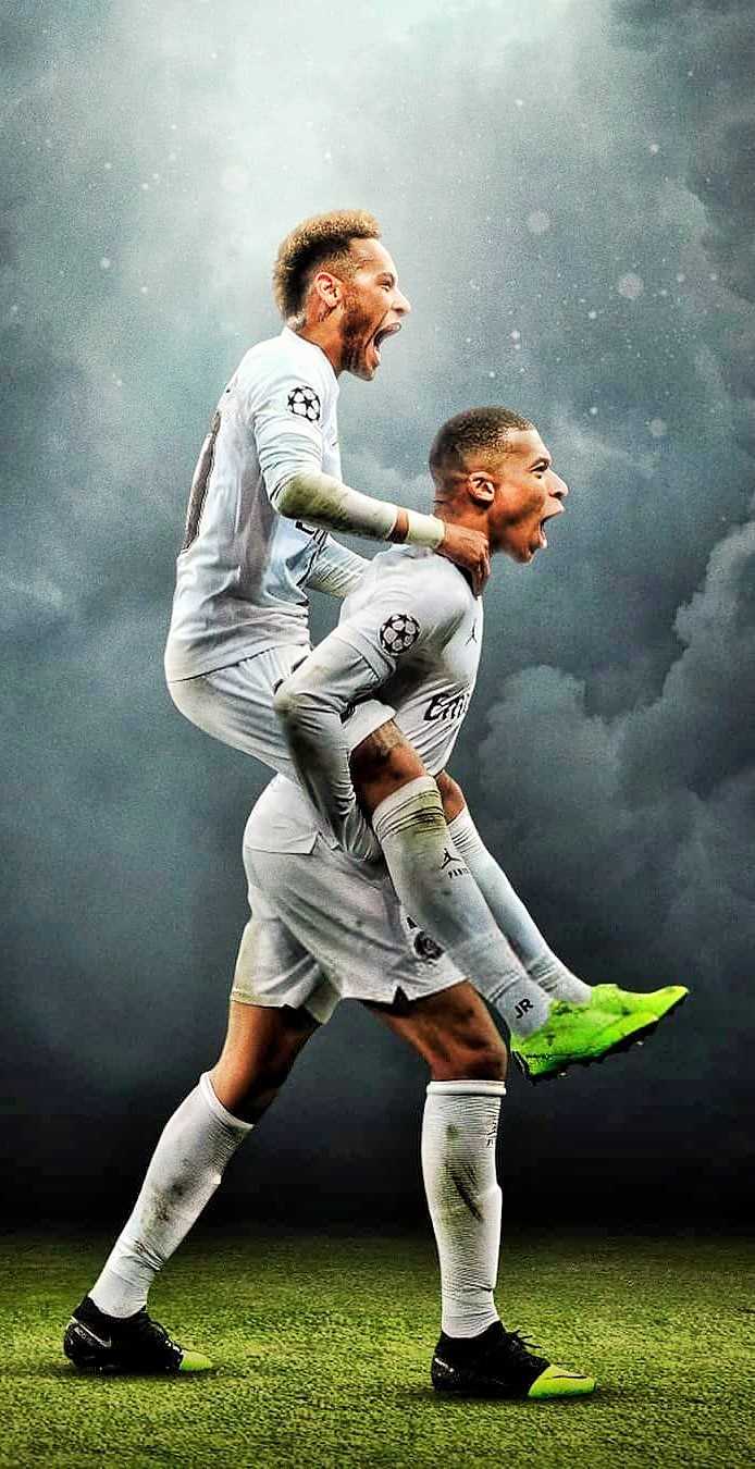Neymar & Mbappe Wallpaper 1 Neymar & Mbappe Wallpaper 1