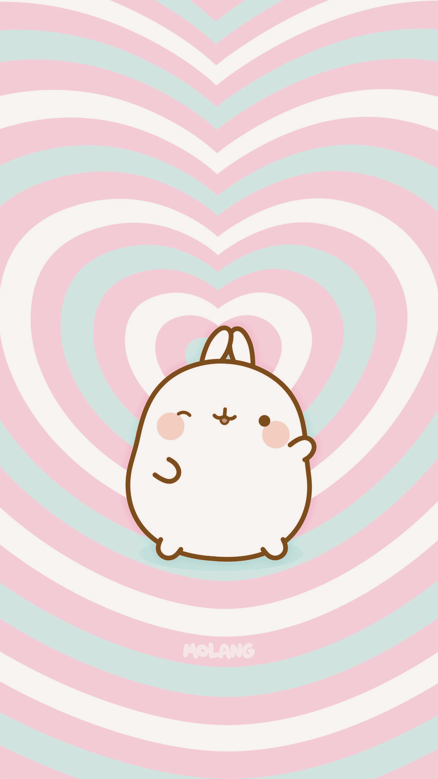 Heart Tunnel Molang Wallpaper 1 Heart Tunnel Molang Wallpaper 1