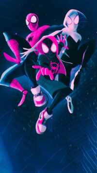 Miles Morales and Gwen Stacy Wallpaper 9